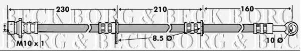 Тормозной шланг BORG & BECK BBH7448