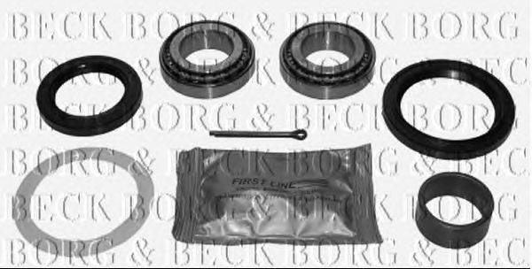 Комплект подшипника ступицы колеса BORG & BECK BWK017