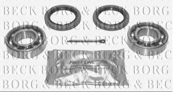 Комплект подшипника ступицы колеса BORG & BECK BWK158