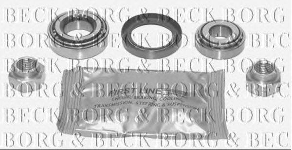 Комплект подшипника ступицы колеса BORG & BECK BWK283