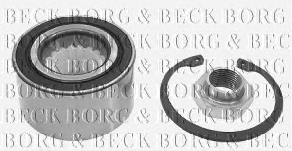 Комплект подшипника ступицы колеса BORG & BECK BWK384