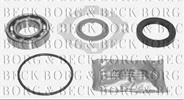 Комплект подшипника ступицы колеса BORG & BECK BWK649