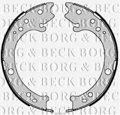 Комплект тормозных колодок BORG & BECK BBS6419