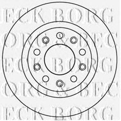 Тормозной диск BORG & BECK BBD5194