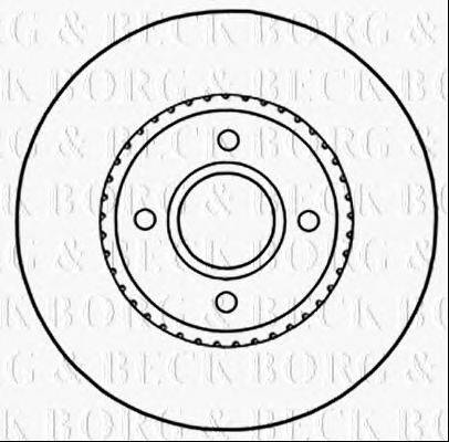 Тормозной диск BORG & BECK BBD5316