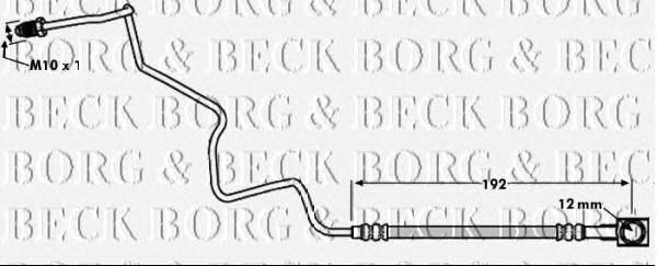 Тормозной шланг BORG & BECK BBH7935