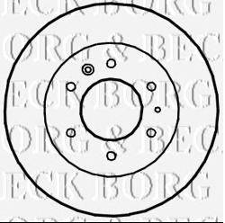 Тормозной барабан BORG & BECK BBR7239
