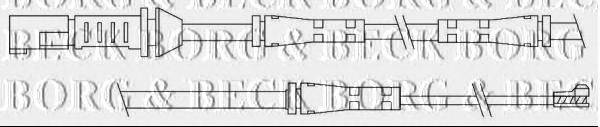 Сигнализатор, износ тормозных колодок BORG & BECK BWL3110