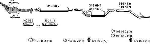 Система выпуска ОГ ERNST 031427