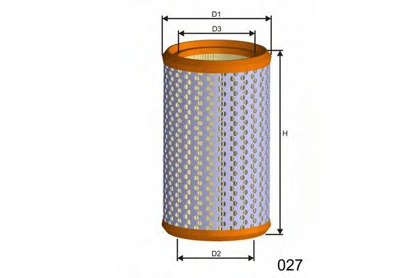 Воздушный фильтр MISFAT RM804