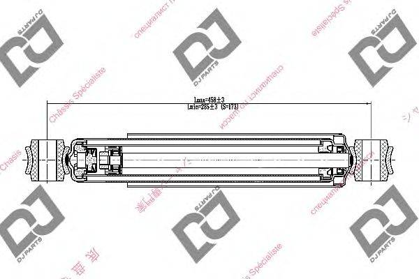 Амортизатор DJ PARTS DS2095GT