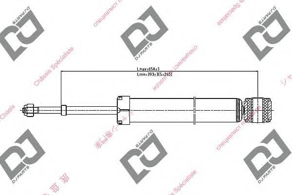 Амортизатор DJ PARTS DS2226GT