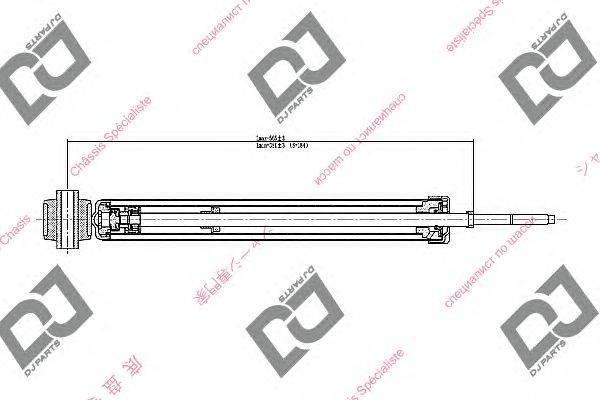 Амортизатор DJ PARTS DS1554GT