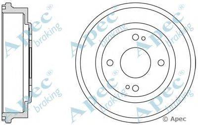 Тормозной барабан APEC braking DRM9128