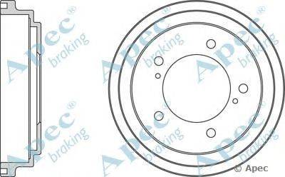 Тормозной барабан APEC braking DRM9183