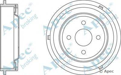 Тормозной барабан APEC braking DRM9503