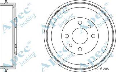 Тормозной барабан APEC braking DRM9522