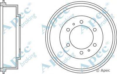 Тормозной барабан APEC braking DRM9951