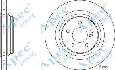 Тормозной диск APEC braking DSK2099
