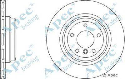 Тормозной диск APEC braking DSK2407