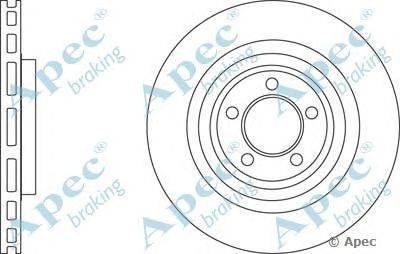 Тормозной диск APEC braking DSK2592