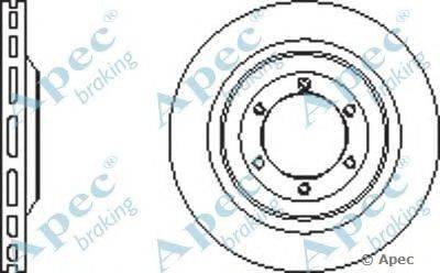 Тормозной диск APEC braking DSK2664