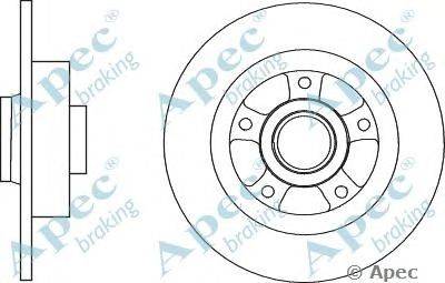 Тормозной диск APEC braking DSK2821