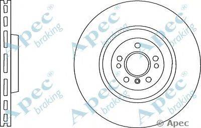 Тормозной диск APEC braking DSK2876