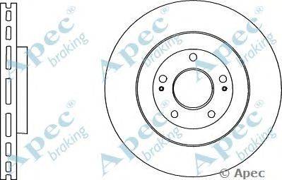 Тормозной диск APEC braking DSK2922