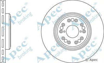 Тормозной диск APEC braking DSK320