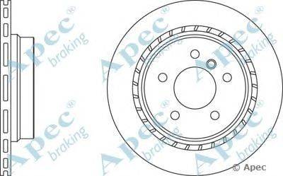 Тормозной диск APEC braking DSK377