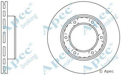 Тормозной диск APEC braking DSK953