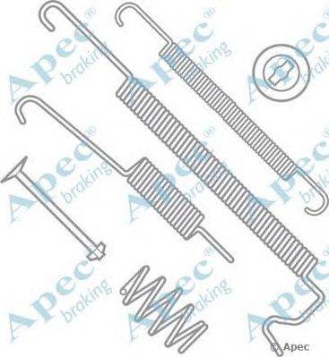 Комплектующие, тормозная колодка APEC braking KIT730