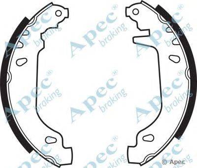 Тормозные колодки APEC braking SHU448