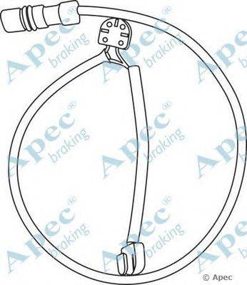 Указатель износа, накладка тормозной колодки APEC braking WIR5215