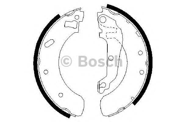 Комплект тормозных колодок BOSCH BS719