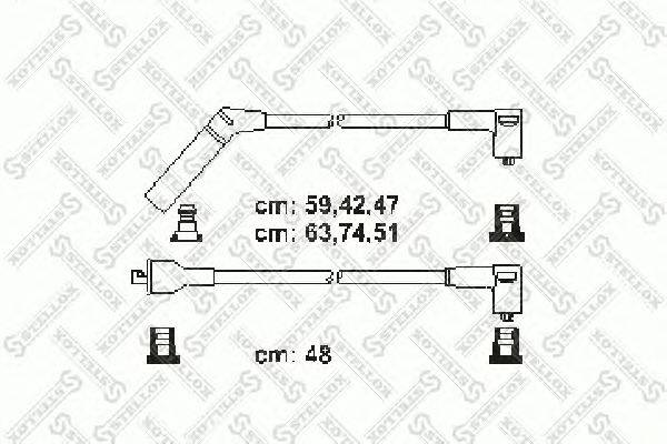 Комплект проводов зажигания STELLOX 10-38206-SX