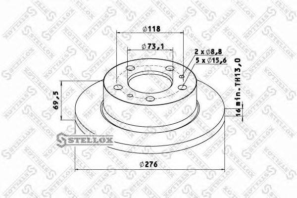 Тормозной диск ROCKWELL MBR6006
