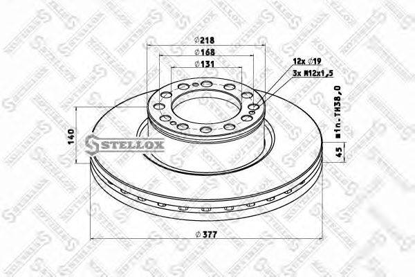 Тормозной диск ROCKWELL MBR5059