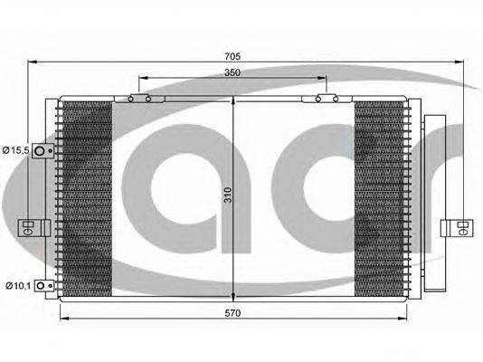 Конденсатор, кондиционер ACR 300647