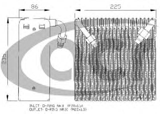 Испаритель, кондиционер ACR 310115
