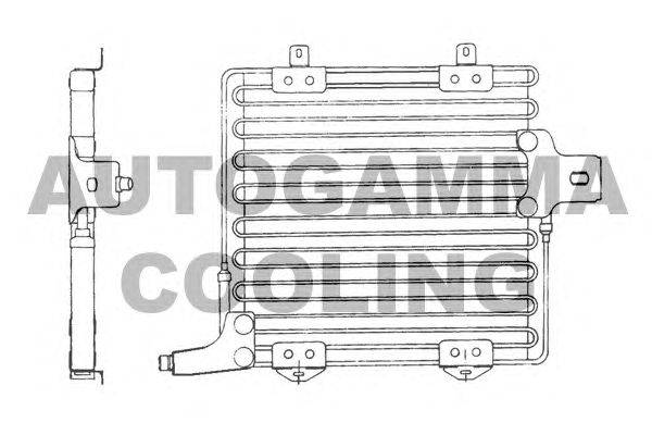Конденсатор, кондиционер AUTOGAMMA 101786