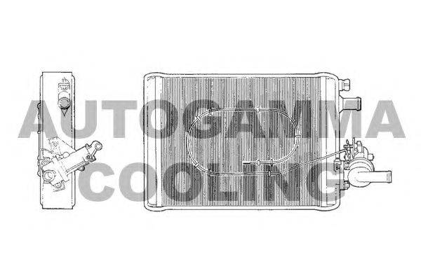 Теплообменник, отопление салона AUTOGAMMA 300990