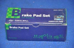 Комплект тормозных колодок, дисковый тормоз PARTS-MALL PKB-020