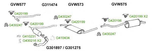 Система выпуска ОГ GT Exhaust 10331