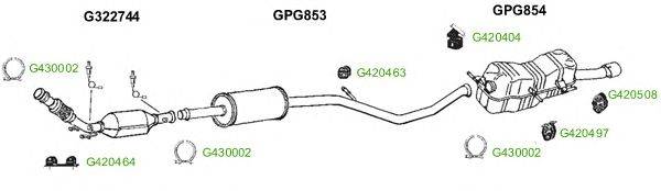 Система выпуска ОГ GT Exhaust 8927