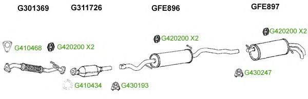 Система выпуска ОГ GT Exhaust 9335