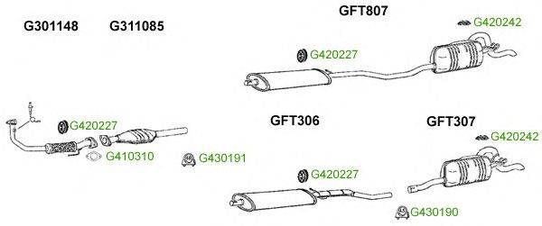 Система выпуска ОГ GT Exhaust 9528