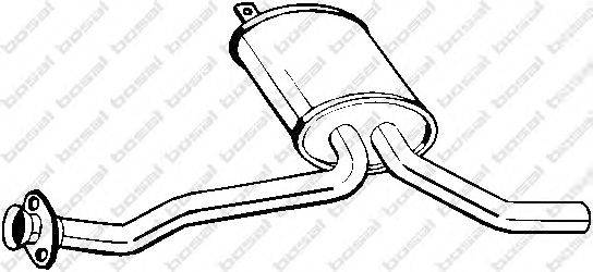 Средний глушитель выхлопных газов CIA 19371