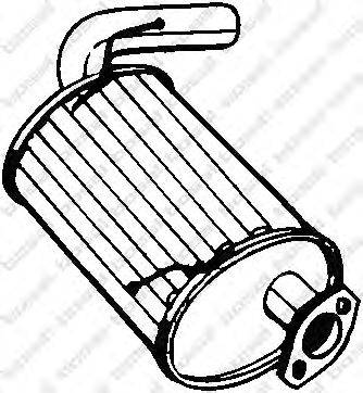 Глушитель выхлопных газов конечный BOSAL 219-165